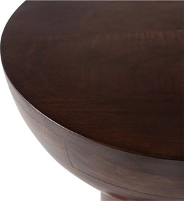 Okrągły stolik z litego drewna mango ø 46 cm Emel – WOOOD