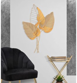 Metalowa dekoracja ścienna 53x84,5 cm Autumn Leaf – Mauro Ferretti