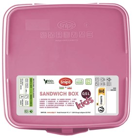 Różowy pojemnik śniadaniowy dla dzieci Unicorn – Snips