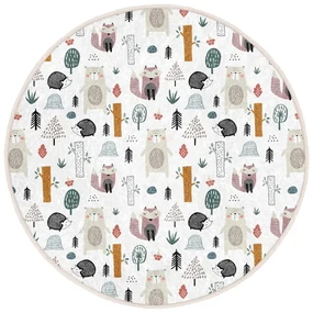 Biały dywan dziecięcy ø 80 cm Comfort – Mila Home