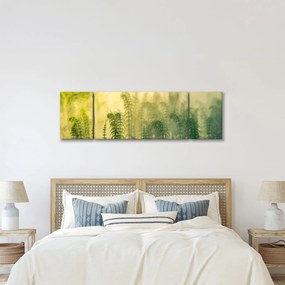 Obraz - Szczegół wiosennej mglistej przyrody (170x50 cm)