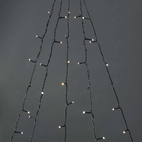 Nedis WIFILXT12W200 - świąteczna kurtyna LED 200 diod/8 trybów 5x4m IP65 Wi-Fi Tuya