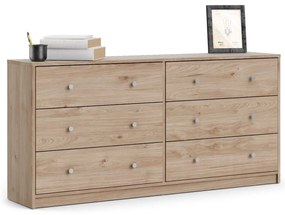 Komoda w naturalnym kolorze 143x68x32 cm May – Tvilum
