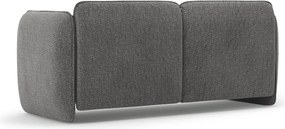 Ciemnoszara sofa z tkaniny szenilowej 168 cm Georgia – Micadoni