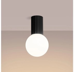 Sollux SL.1713 - Plafon łazienkowy HALO 1xG9/8W/230V IP44 czarny