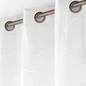 Biała aksamitna zasłona 135x260 cm Eva – douceur d'intérieur
