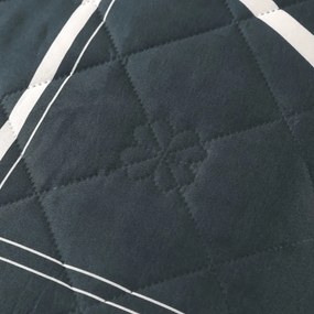 Letnia kołdra GRIDON 140x200 cm, czarna