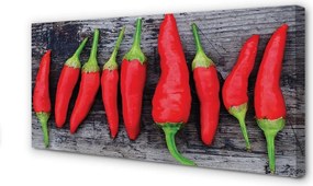 Fotoobraz na płótnie Ostre Czerwone Papryczki