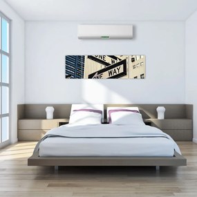 Obraz - New York ONE WAY (170x50 cm)