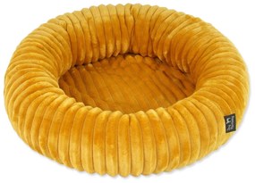 Musztardowe legowisko dla psów ø 70 cm Dog Fantasy Stripe – Plaček Pet Products