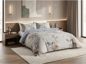 PrzytulneMieszkanie.pl PrzytulneMieszkanie.pl Pościel z mikroflanelu KWIANO szara Rozmiar pościeli: 70 x 90 cm | 140 x 200 cm