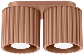 Nowoczesnay ryflowany plafon mocca G8-H87