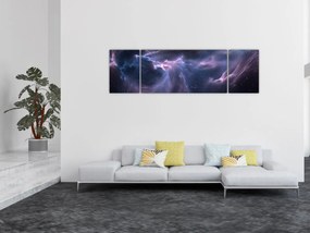 Obraz - Kosmiczna mgławica (170x50 cm)