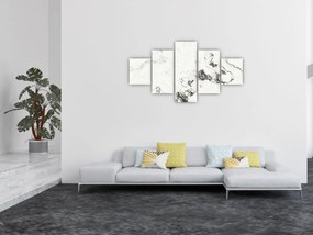Obraz - Biały marmur (125x70 cm)