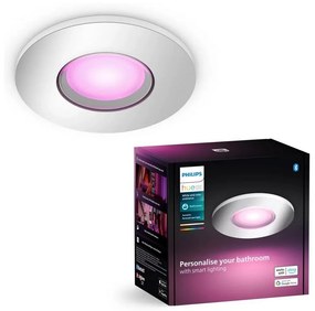 Philips - LED RGBW Ściemnialne oświetlenie łazienkowe Hue XAMENTO 1xGU10/4,2W IP44