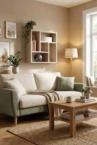 Skandynawska półka wisząca dąb sonoma L8-A94