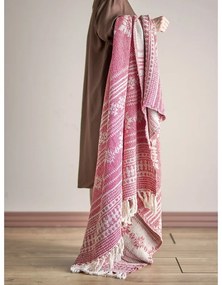 Czerwony koc 130x160 cm Oia – Bloomingville