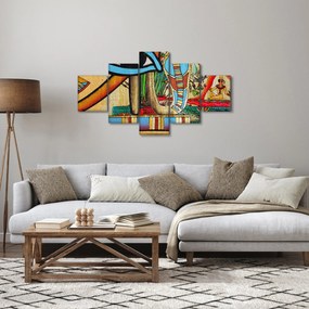 Obraz motywami egipskimi (125x70 cm)