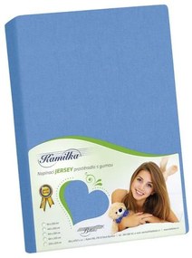 Prześcieradło Bellatex Jersey niebieskie
