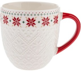 Porcelanowy kubek Pletený květ 630 ml