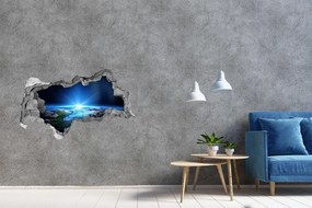Foto zdjęcie dziura na ścianę Planeta Ziemia