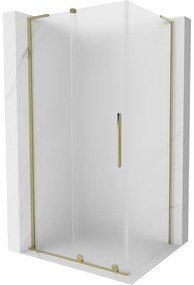 Mexen Velar L kabina prysznicowa rozsuwana 100 x 120 cm, szron, złota - 871-100-120-33-50
