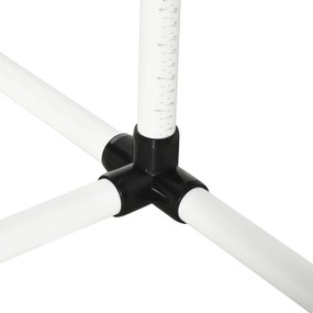 PawHut Zestaw Agility 4-częściowy Biegi Slalom Słupki Trening dla Psów Sprzęt do Ćwiczeń Biały | Aosom PL