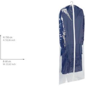 Przezroczysty pokrowiec na garnitur Wenko Transparent, 150x60 cm