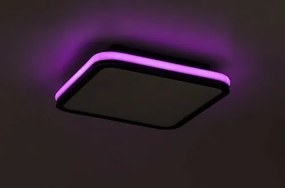 Rabalux 71399 funkcjonalna lampa sufitowa LED Serkan 43W, czarna/biała