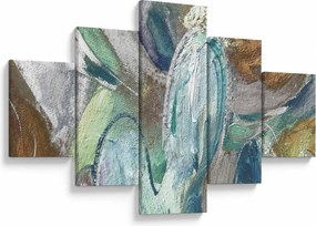 Obraz - Abstrakcyjny obraz postaci (125x70 cm)