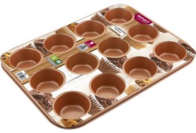 Lamart LT3092 forma na muffiny Copper, 35,5 x 26,5 cm