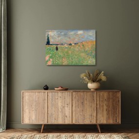 Obraz na szkle - Georges Seurat, A Summer Landscape, reprodukcje (70x50 cm)