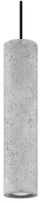 Betonowa lampa wisząca Sollux Fadre