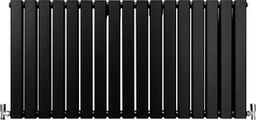 Grzejniki panelowe designerskie, matowo czarne, 600 mm x 1190 mm