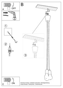 Szara lampa wisząca ø 15 cm Rene – Nice Lamps