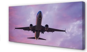 Obraz canvas na ścianę Samolot w Błękitnym Niebie