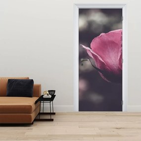 Fototapeta na drzwi - Detal kwiatu róży (95x205cm)