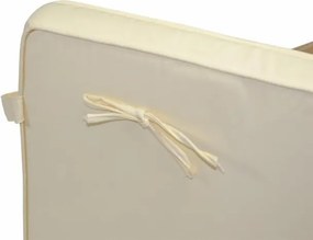 DIVERO drewniany florencki drewniany leżak + poduszka