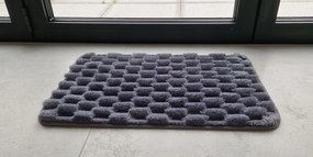 Dywanik antypoślizgowy Granatowy 40x60 cm Miękki Dekoracyjny gumowy spód