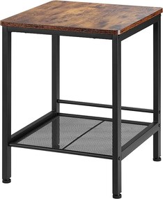 Stoły do Salonu SucceBuy, Zestaw 3 Sztuk, Stolik Industrialny o Wymiarach 105 x 60 x 46 cm, z Metalowymi Nogami, Mebel do Biura, Salonu i Mieszkania