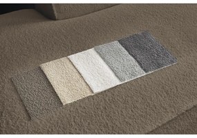 Brązowy narożnik modułowy z materiału bouclé (prawostronny/w kształcie litery L) Megeve – Bobochic Paris