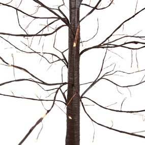 Zewnetrzna Świąteczna lampa podłogowa brązowa drzewko 180 cm z diodami LED i timerem IP44 - Ki Oswietlenie zewnetrzne