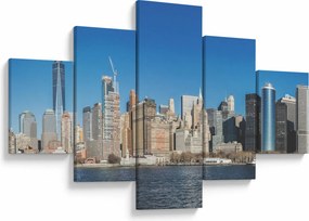 Obraz - Manhattan w Nowym Jorku (125x70 cm)