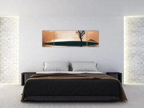 Obraz drzewa na wyspie (170x50 cm)