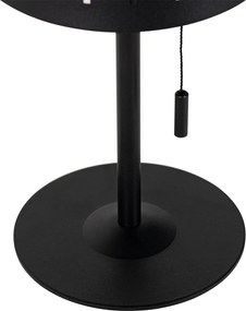 Lampa stołowa zewnętrzna czarna w tym LED 3-stopniowy ściemniacz ładowalna i solarna - Ferre