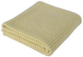 Żółty dziecięcy bawełniany koc Homemania Decor Fluffy, 90x90 cm