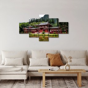 Obraz - klasztor buddyjski (125x70 cm)