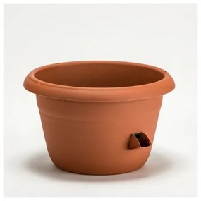 Plastia Siesta Zardina donica samonawadniająca, terakota, śred. 25 cm
