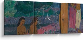 Obraz - Paul Gauguin, The Invocation, reprodukcje (z zegarem) (90x30 cm)