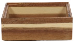 Drewniany organizer na biurko HEDO do szuflady, 15 x 15 x 5 cm